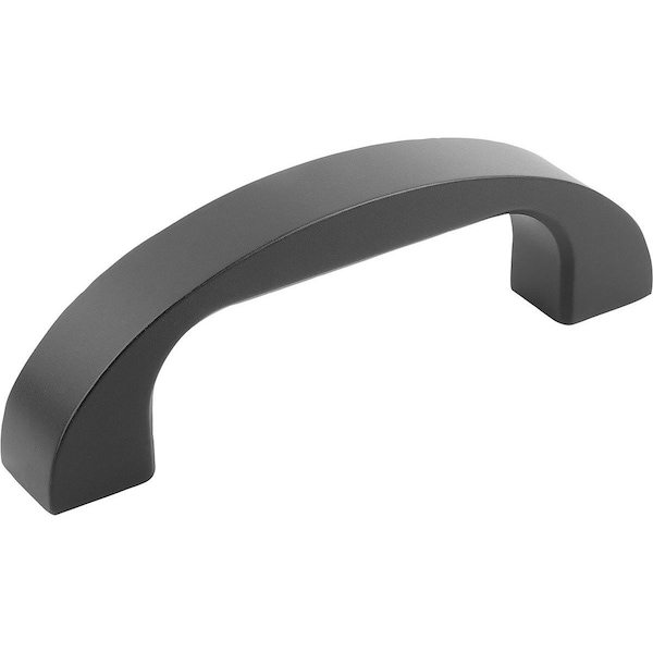 Pull Handle Aluminum, Black Anodized, A=120, D=M06